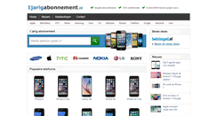 Desktop Screenshot of 1jarigabonnement.nl