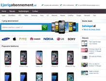 Tablet Screenshot of 1jarigabonnement.nl